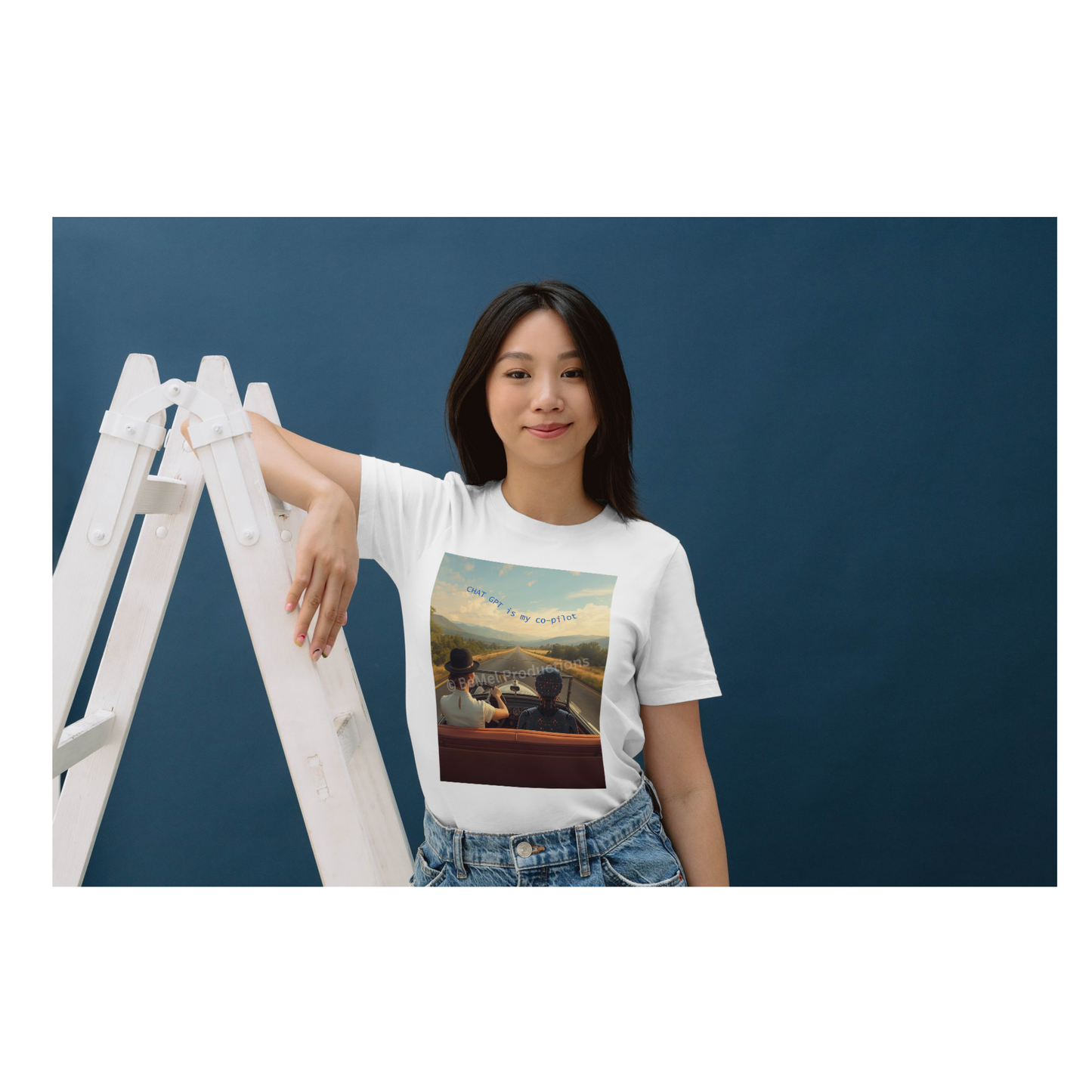 ChatGPT is My Co-Pilot SVG File - Funny AI Quote - Cricut Cut File