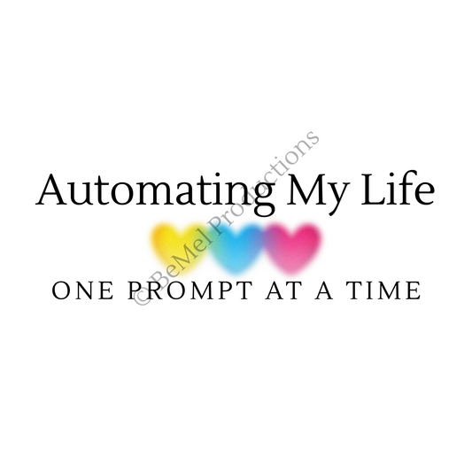 Automating My Life One Prompt at a Time SVG File - AI Quote - Cricut Cut File