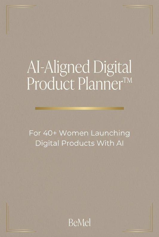 AI-Aligned Digital Product Planner™ for Women 40+