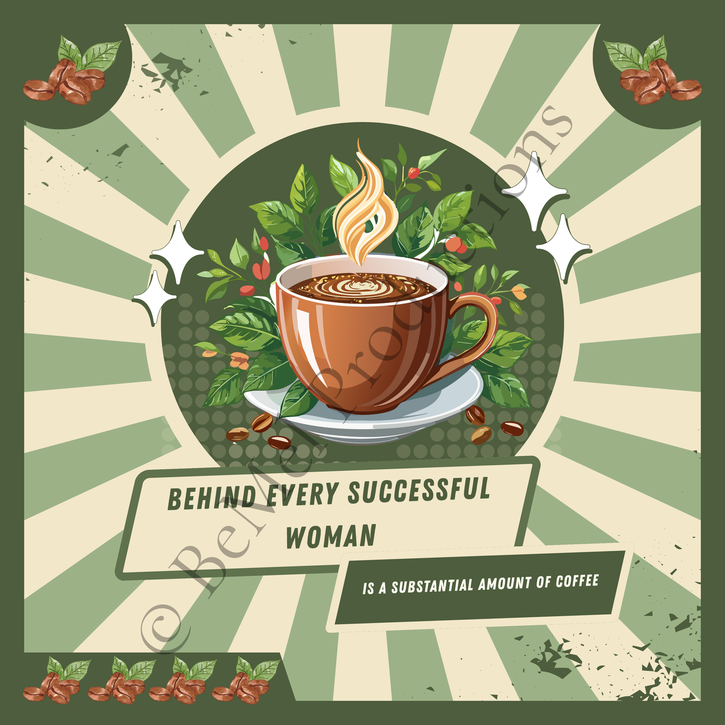 Behind Every Successful Woman SVG File - Empowerment Quote - Cricut Cut File