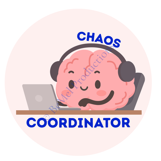 Chaos Coordinator SVG File - Mom & Teacher Quote - Cricut Cut File