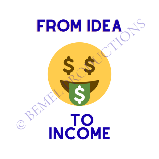 From Idea to Income SVG File - Entrepreneur Quote - Cricut Cut File