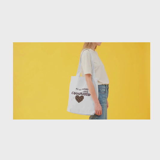 AI-Aligned and Caffeinated SVG File - Tech & Coffee Quote - Cricut Cut File